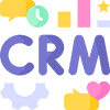 Logo CRM illustrant l’expertise de CJE Solutions dans l’utilisation de logiciels de gestion de la relation client pour optimiser le suivi et la fidélisation client.