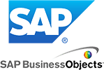 Logo SAP BusinessObjects illustrant l’expertise de CJE Solutions en analyse de données et reporting BI.